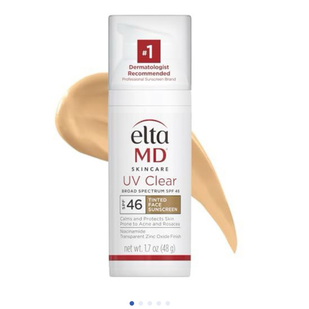 EltaMD UV Clear Tinted Sunscreen for Face, SPF 46 with Zinc Oxide